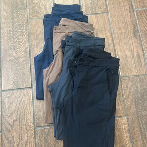 Lululemon Slim-Fit Commission Pants x 4 (31x34)